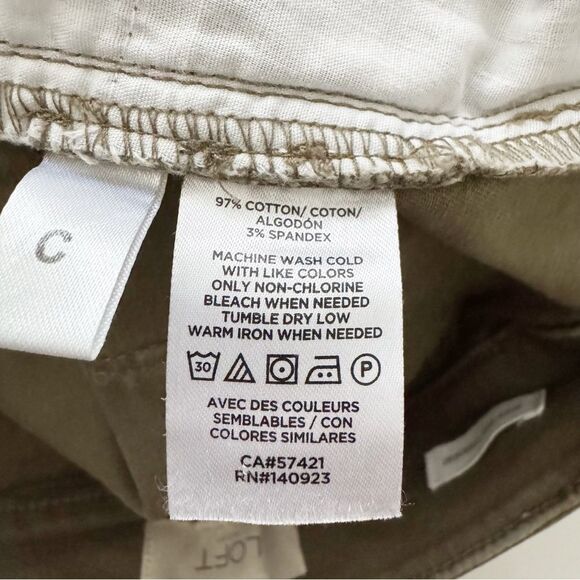 LOFT High Rise Straight Leg Pants - Size 2 - Picture 6 of 6